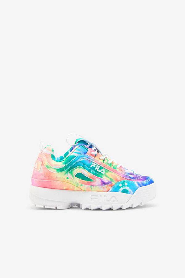 Zapatillas Fila Niños Multicolor / Blancas / Blancas - Little Disruptor 2 Tie Dye - España 064583CMD